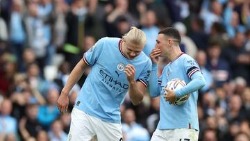 Haaland y Foden dan un ba?o de realidad al United
