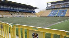 El nuevo nombre del Madrigal, antes del partido ante el Barça