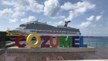 Arriba primer crucero a Cozumel, tras más de un año de inactividad por la pandemia de Covid-19