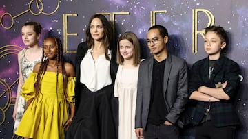 Screening of the film "Eternals" in London.