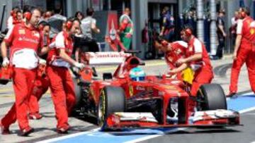 EN SUS MANOS. Ferrari apela al trabajo duro de todos los integrantes del equipo rojo para alcanzar el objetivo del título.