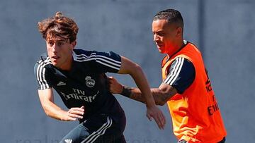 Raúl de Tomás y Odriozola durante un entrenamiento.