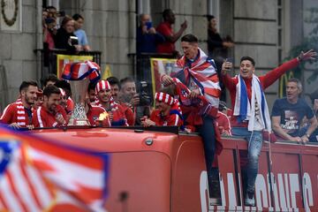 Los rojiblancos recorrieron la capital con final en Neptuno