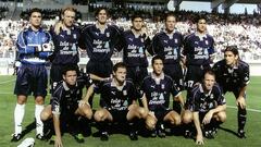 El once titular del Tenerife dispuesto por Rafa Benítez en Butarque el 17 de Junio de 2001.