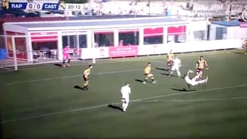 Real Madrid Castilla's Cristo nets overhead kick from edge of box