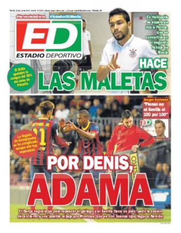 Portadas de la prensa deportiva