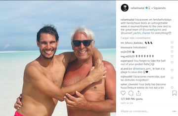 El tenista ha disfrutado de una semana de vacaciones acompañado por su familia en Exuma un distrito de las Bahamas, un lugar paradisíaco donde siempre es verano