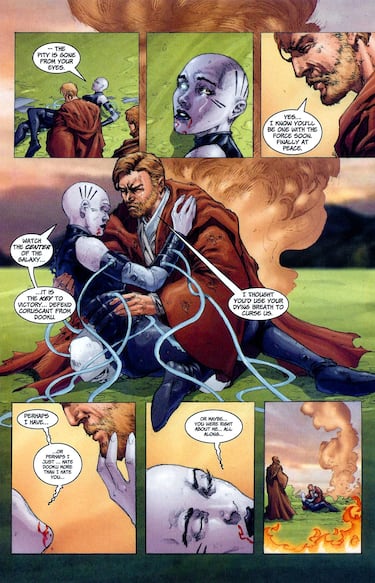 Ya no es canon, pero el final de este popular personaje de ‘Star Wars’ es perfecto y se cuenta en un cómic