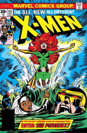 Portada de X-Men Vol. 1 #101, la primera aparición de Fénix en los cómics de Marvel