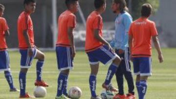 El entrenador de Universidad de Chile Sebastian Beccacece 