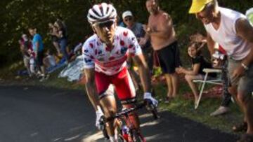 Purito Rodríguez tiene como uno de sus objetivos el maillot a topos.