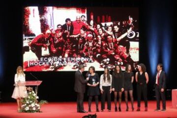 Selección femenina de hockey patines.