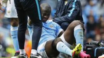 Lesión de Yaya Touré.