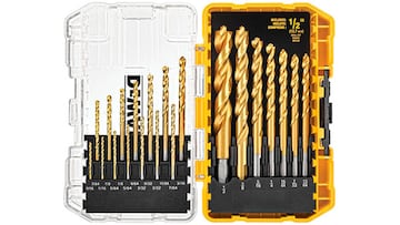 DeWalt titanium nitride coated drill bit set