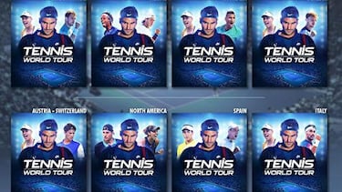 Tennis World Tour revela fecha y portadas para cada país