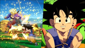 Así lucirá Goku GT (niño) en Dragon Ball FighterZ; la transformación SSJ4 todavía no se ha msotrado en imágenes.