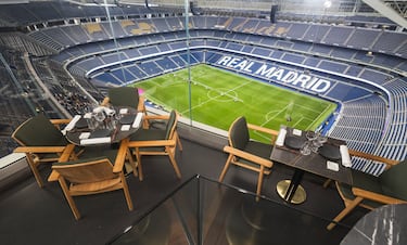 El lujo en el cielo del Bernabéu