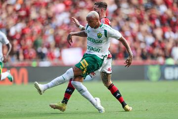 Deyverson, el domingo pasado, enfrentando a Flamengo en el estadio Maracana, por la fecha 37 de la edición 2023 del Brasileirao.