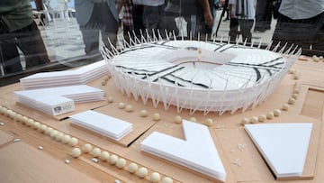 Santiago, 19 de abril 2025.
Muestran las primeras imgenes de como sera el nuevo estadio Monumental durante la Conmemoracin del Centenario de Colo Colo.
Javier Torres/Aton Chile
