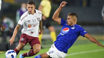 Fluminense venció a Millonarios en la ida de la segunda fase de la Copa Libertadores.