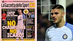 El delantero argentino del Inter de Mil&aacute;n, Mauro Icardi, en la &oacute;rbita del Real Madrid.