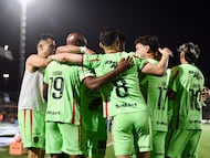 Ramon Rodriguez celebrates this goal 2-1 of Juarez during the 12th round match between FC Juarez and Tigres UANL as part of the Liga BBVA MX Varonil, Torneo Clausura 2026 at Olimpico Benito Juarez Stadium, on March 22, 2026 in Ciudad Juarez, Mexico.