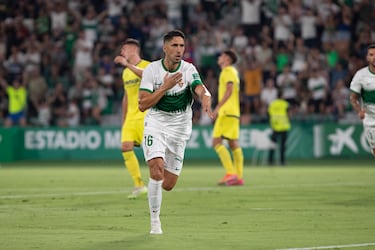 El jugador del equipo ilicitano fue clave para la victoria del equipo de Beccacece, la primera de esta temporada y que le permite salir del descenso.