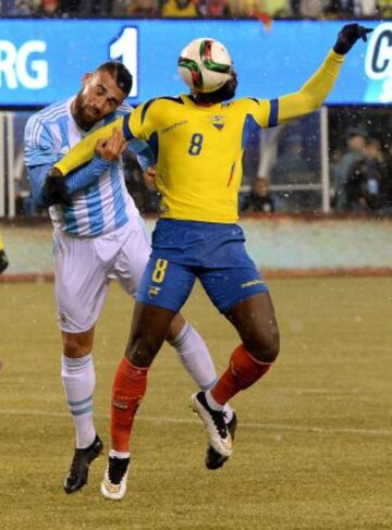 Argentina y Ecuador se vieron las caras en Nueva Jersey. Es el último amistoso de ambos antes de la Copa América.