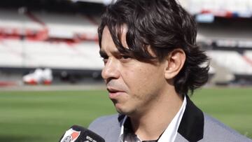 Así se presentaba Gallardo en River hace siete años