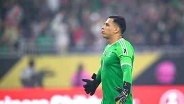 Luis Malagon of Mexico during the Final match between United States USA) and Mexico (Mexican National Team) as part of the 2025 CONCACAF Gold Cup at NRG Stadium, on July 06, 2025 in Houston, Texas, United States.