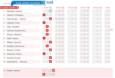 Pronóstico de la Quiniela de fútbol jornada 12 - 11/10/25 