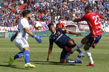 El último en debutar. Lo hizo el 10 de marzo pasado en la derrota 1-2 de la U ante Unión Española por la cuarta fecha del torneo de Primera División.