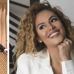 Mayweather y Liza Hernández, de lo más cariñosos en el Staples Center