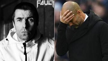 Im&aacute;genes de Liam Gallagher y de Pep Guardiola