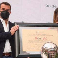 Atlas recibe reconocimiento del Congreso de Jalisco