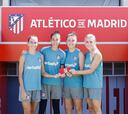 El Atlético presenta a sus nuevas capitanas