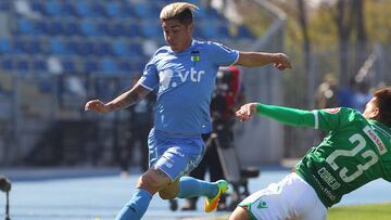 F&Atilde;&ordm;tbol, O&acirc;Higgins vs Audax Italiano
 Septima fecha, Campeonato de Apertura 2016-2017El jugador de O&acirc;Higgins, Torrealba, izquierda derecha centro, disputa el bal&Atilde;&sup3;n contra Cornejo de Audax Italiano durante el partido de primera divisi&Atilde;&sup3;n disputado en el estadio Bicentenario El Teniente.
 Rancagua, Chile. 
 25/09/2016 
 Jorge Loyola/Photosport
  
 Football, O&acirc;Higgins vs Audax Italiano
 7 th date, Aperture Championship 2016-2017
 O&acirc;Higgins player, Torrealba, left right center, battles for the ball against  Cornejo of Audax Italiano during the fisrt division football match at El Teniente stadium in Rancagua, Chile. 
 25/09/2016 
 Jorge Loyola/Photosport