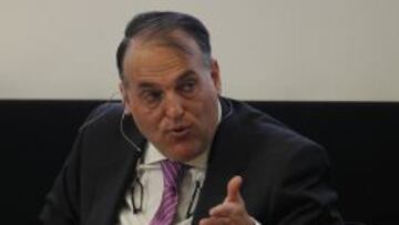 Javier Tebas: "El fútbol español está en duda porque gana muchos títulos"