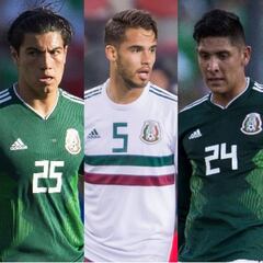 Los 5 jugadores que podrían quedar fuera de la lista del Tri