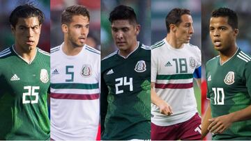 Los 5 jugadores que podrían quedar fuera de la lista del Tri