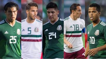 Los 5 jugadores que podr&iacute;an quedar fuera de la lista del Tri