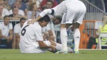 Khedira se lesiona contra el Betis.