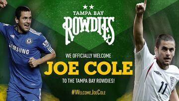 Joe Cole ficha por los Rowdies.