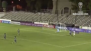 La impresionante tapada de Dituro ante River: ¡con los pies!