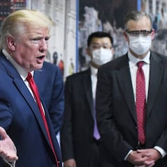 Trump mantiene su negativa a usar la mascarilla en público