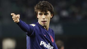 João Félix celebra el 0-1 en el Betis-Atlético