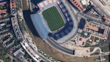 El Calder&oacute;n dejar&aacute; su sitio a diez torres de viviendas y un parque fluvial. La M-30 ser&aacute; soterrada.
 