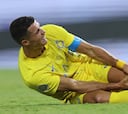 Las lágrimas de Cristiano Ronaldo: se lesiona la rodilla tras hacer campeón al Al Nassr