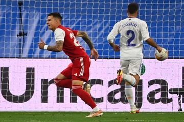 Santi Mina marcó el 0-1 en el minuto 3 de partido.