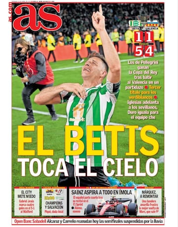 Las portadas de AS de abril